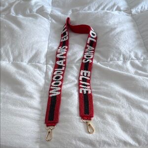 Woodland elite beaded bag strap